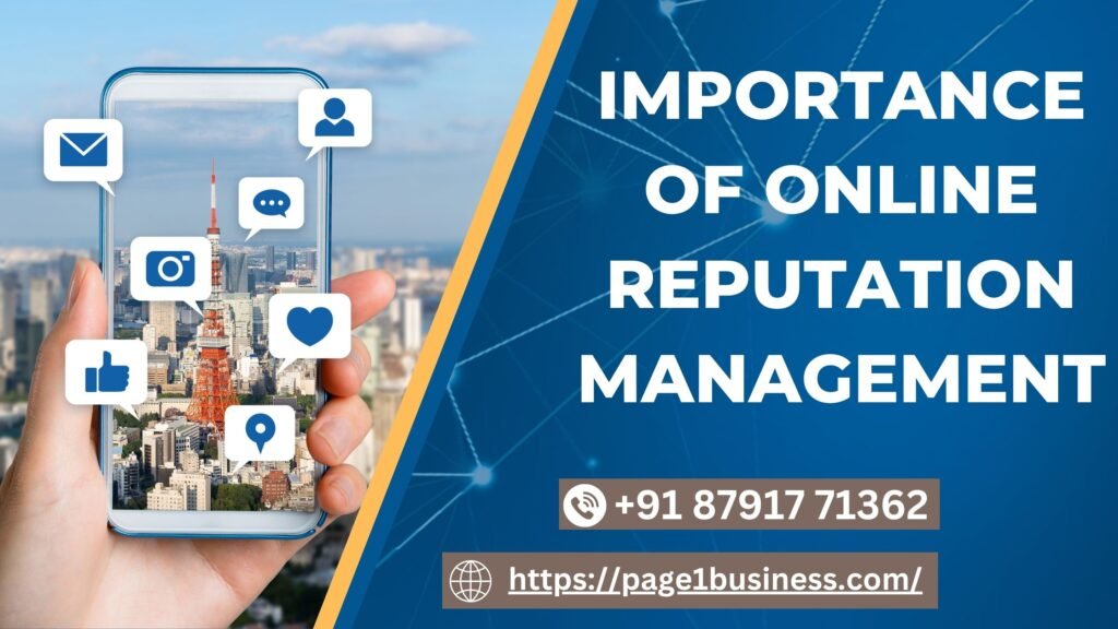 Importance of Online Reputation Management